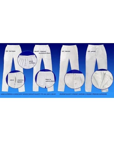 Pánské lékařské kalhoty
