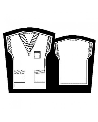 Dvoubarevná halena s kimono rukávy