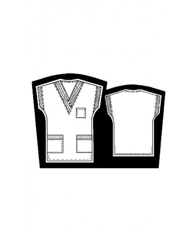 Dvoubarevná halena s kimono rukávy