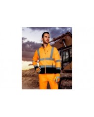 SIGNAL výstražná fleecová mikina oranžová