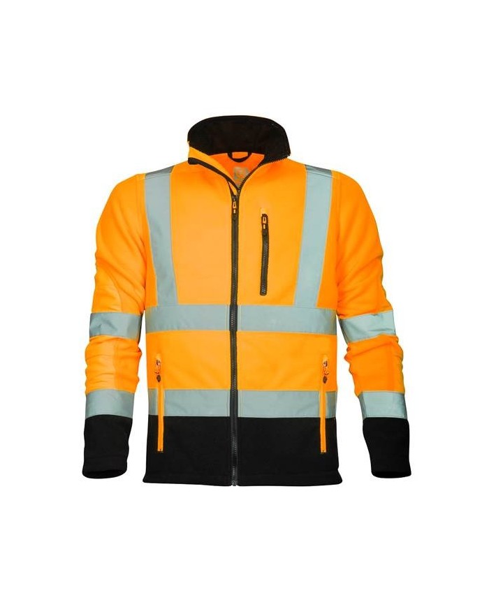 SIGNAL výstražná fleecová mikina oranžová