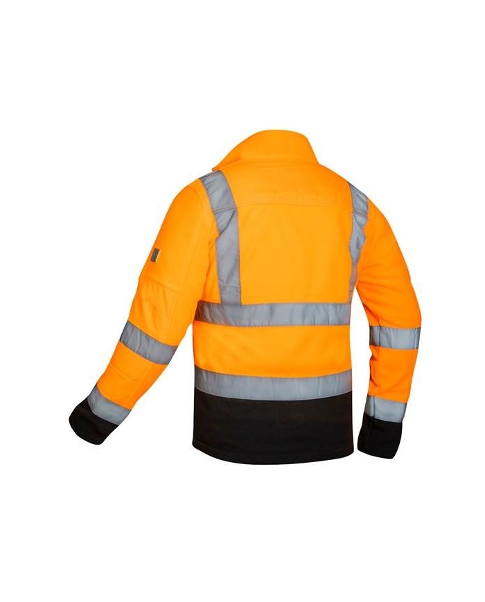 SIGNAL výstražná fleecová mikina oranžová