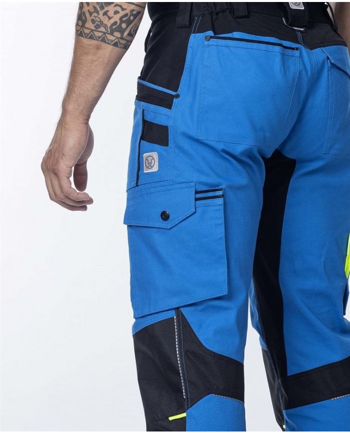 Kalhoty s laclem 4Xstretch modré