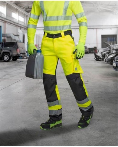 Kalhoty pas SIGNAL žluto-černé