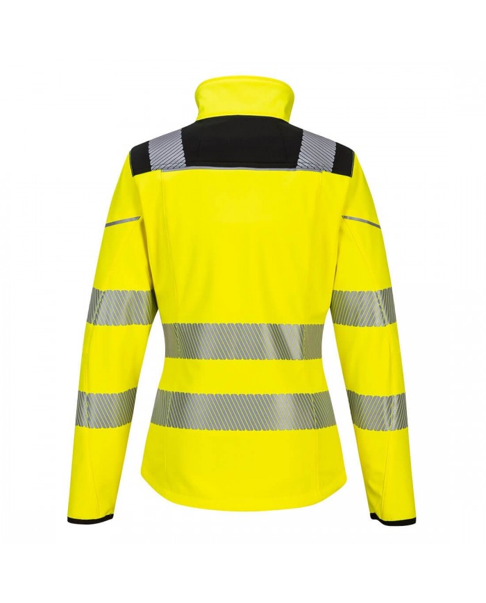 Dámská softshellová bunda PW3 Hi-Vis
