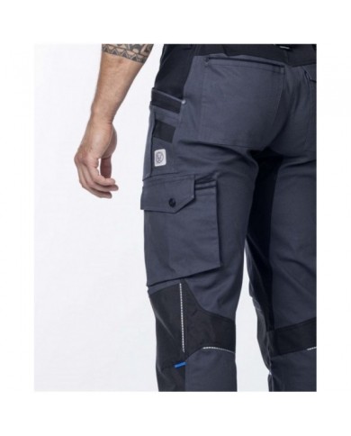 Kalhoty s laclem 4Xstretch tmavě šedé