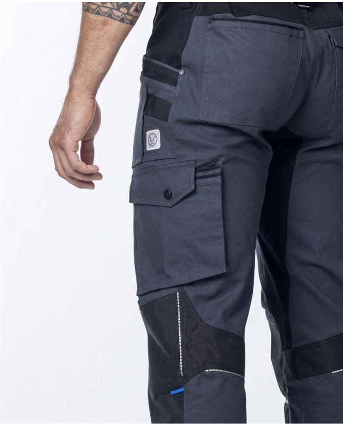 Kalhoty s laclem 4Xstretch tmavě šedé