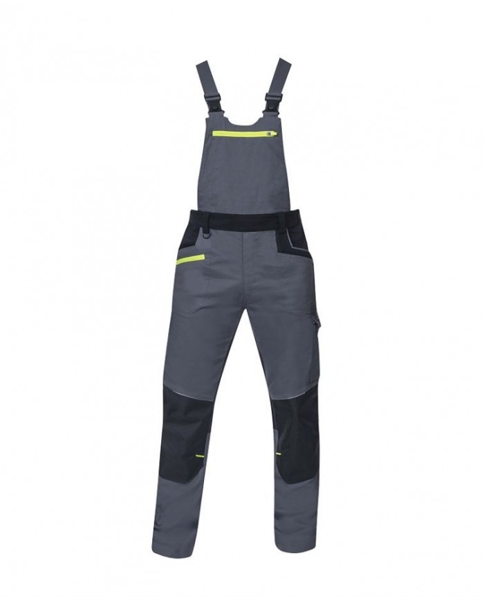 Kalhoty s laclem 4Xstretch tmavě šedé