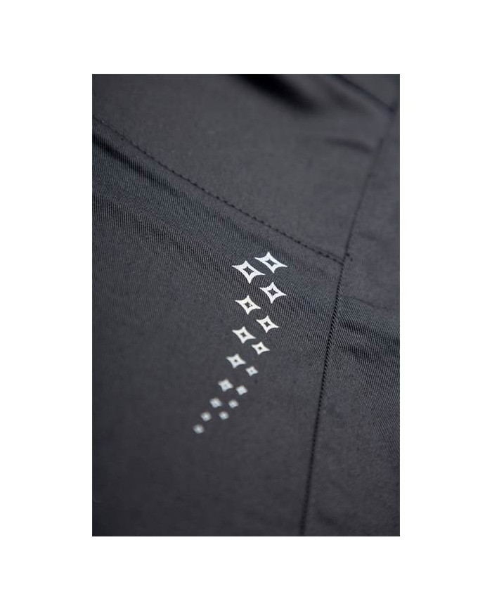 Dámské kalhoty pas FLORET černo-růžová