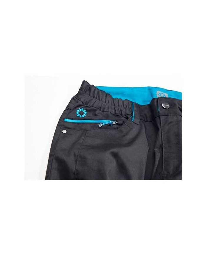 Dámské kalhoty pas FLORET černo-modrá