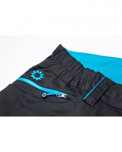 Dámské kalhoty pas FLORET černo-modrá