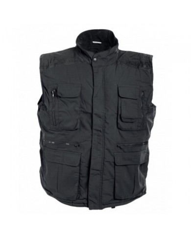 Pracovní zateplená vesta s manšestrovými nárameníky DAVIDA