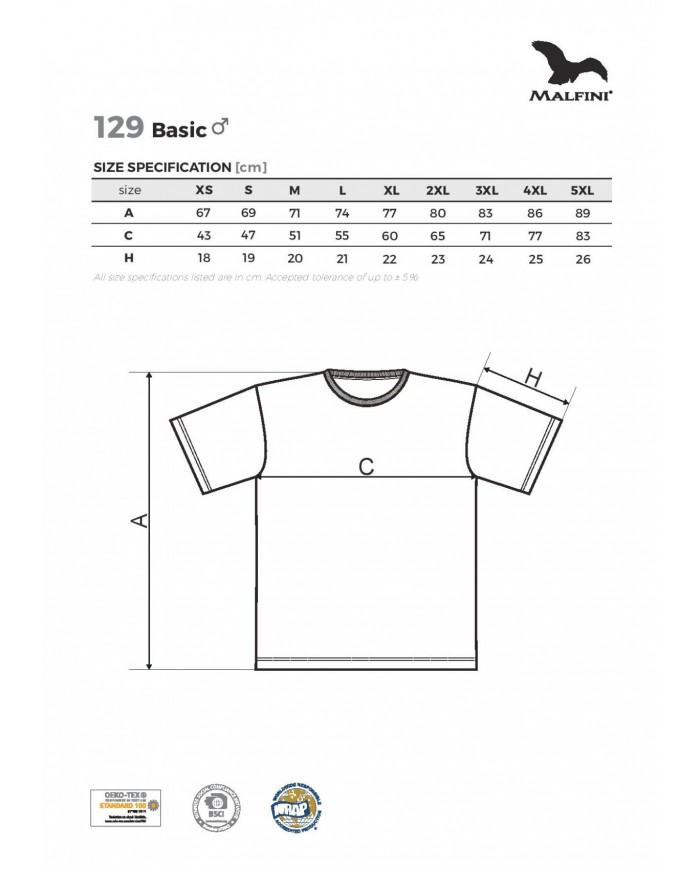 Bavlněné tričko s krátkými rukávy