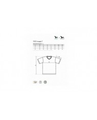 Bavlněné tričko s krátkými rukávy a průkčníkem do „V“