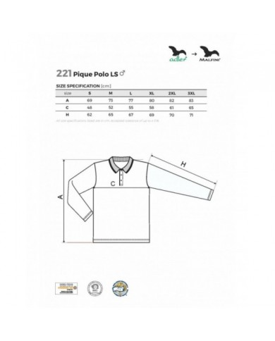 Polokošile Pique polo LS
