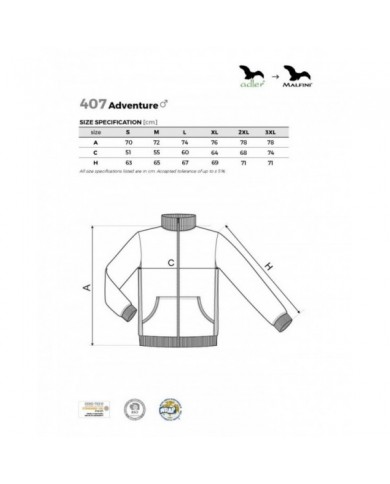 Mikina pánská výplňková