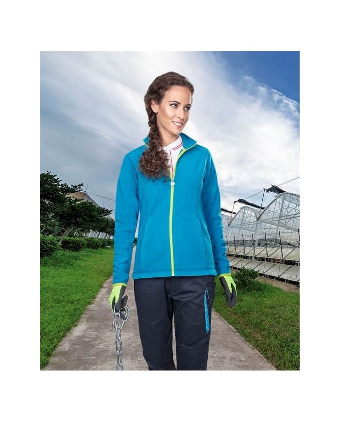 FLORET dámská fleecová mikina azurově modrá