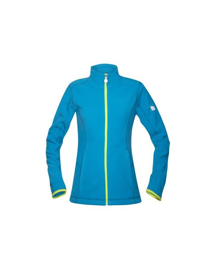 FLORET dámská fleecová mikina azurově modrá