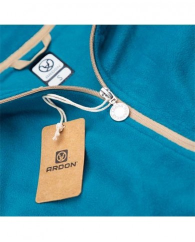 FLORET dámská fleecová mikina petrolejová modrá