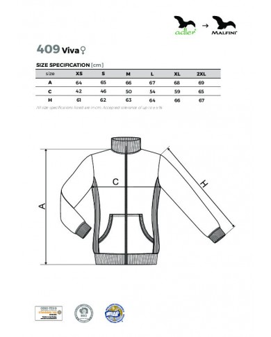 Mikina dámská výplňková
