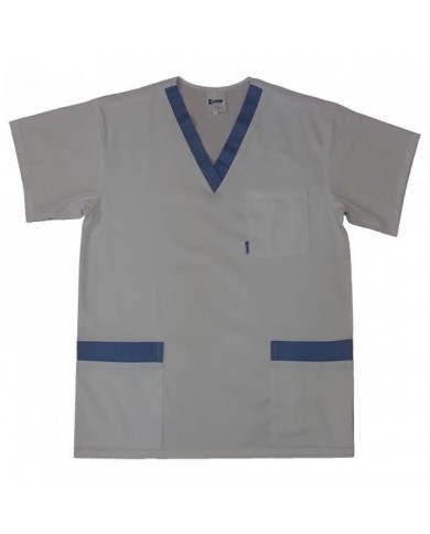 Dvoubarevná halena s krátkými rukávy – operační